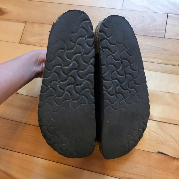 Birkenstock | Florida Black Leather Sandal - Picture 4 of 7